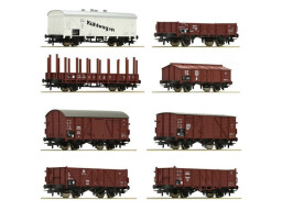 Roco 8 dílná sada nákladních vozů DRG - 44003